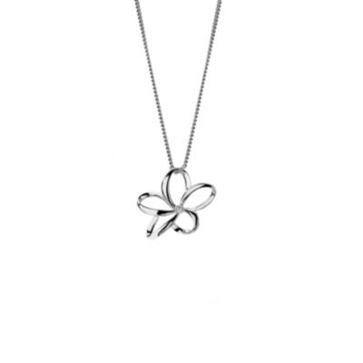 Hot Diamonds Sterling Silver Plumeria Diamond