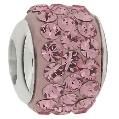 Truth Silver Bead With Pink Crystals - Product number 8522405