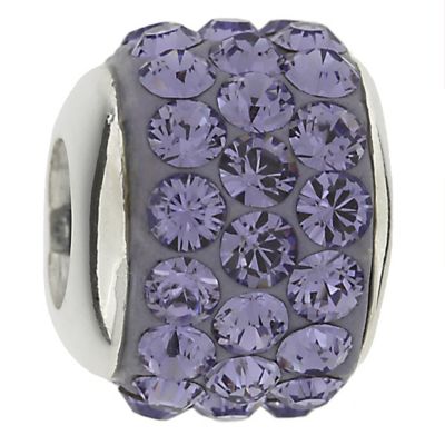 Truth Silver Bead With Purple Crystals - Product number 8522413