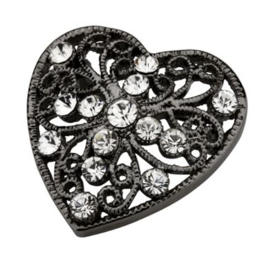 Filigree Heart Brooch