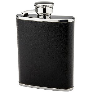 Leather Look Flask