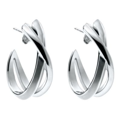 DKNY stainless steel twist hoop earrings - Product number 8526885
