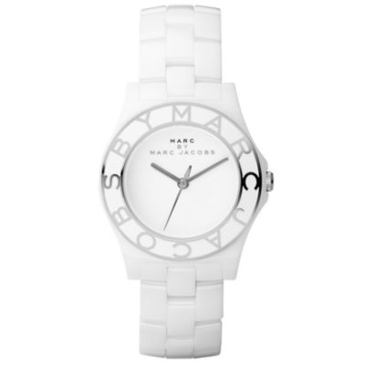 Marc by Marc Jacobs white ceramic bracelet watch