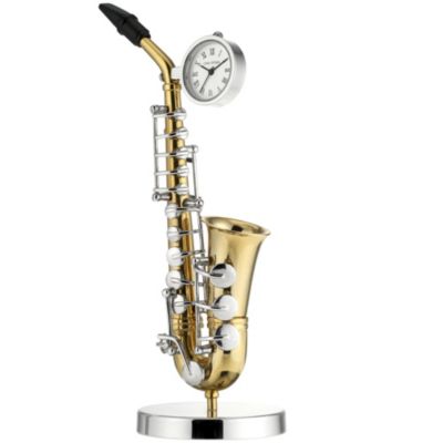 Unbranded Miniature Saxophone Clock