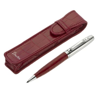 Stratton Red Mock Crock Chelsea Pen