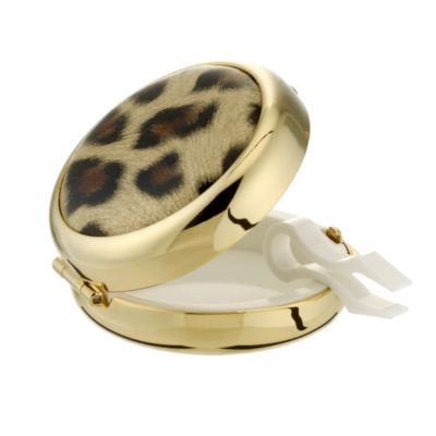 Stratton Brown Leopard Pill Box