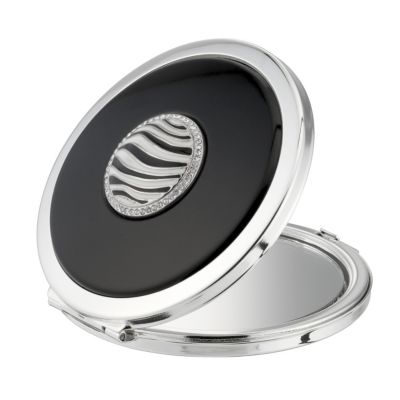 Zebra Round Dual Compact Mirror