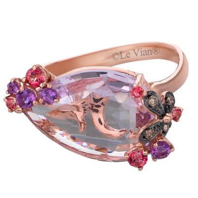 LeVian 14CT Strawberry Gold Diamond 