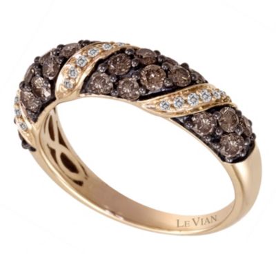 LeVian 14CT Strawberry Gold One Carat Diamond Ring