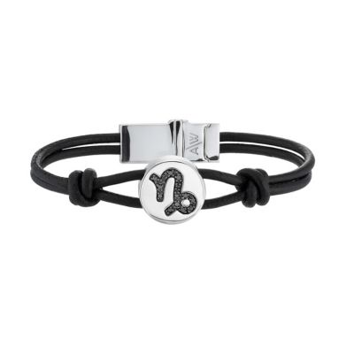 Amanda Wakeley black diamond Capricorn leather bracelet - Product number 8541264