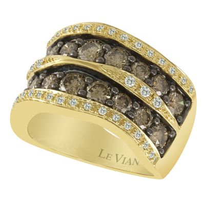 LeVian 14CT Gold 2.38 Carat Chocolate Diamond Ring