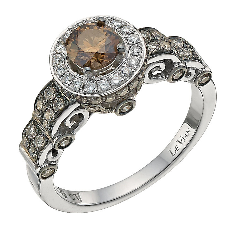 Le Vian 14CT Gold 1.24 Carat Chocolate Diamond Ring Ernest Jones