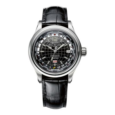 Ball men's black leather strap automatic watch - Product number 8543321