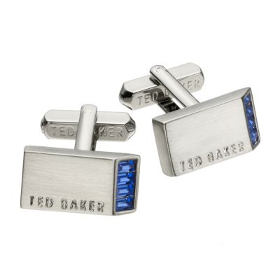 Ted Baker Millas rectangular blue stone set cufflinks - Product number 8555575