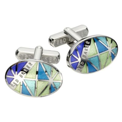 Ted Baker Joncet oval blue cufflinks - Product number 8555605