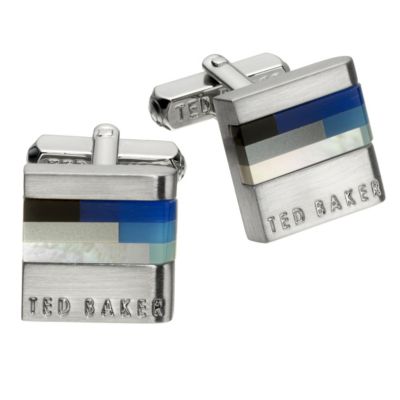 Ted Baker Castet square blue cufflinks - Product number 8555664