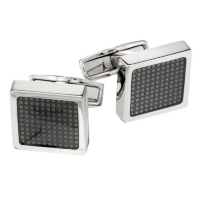 Hugo Boss men's grey square cufflinks - Product number 8555729