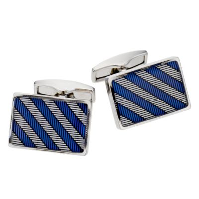 Hugo Boss grey & blue cufflinks - Product number 8555753