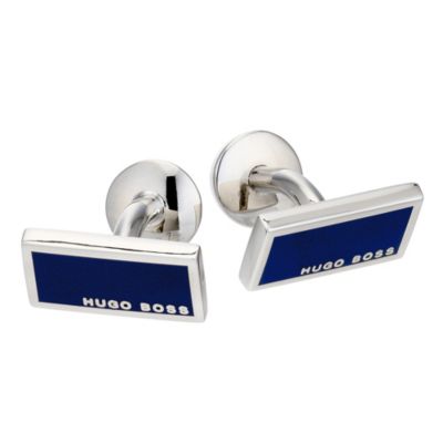 Hugo Boss blue logo cufflinks - Product number 8555966