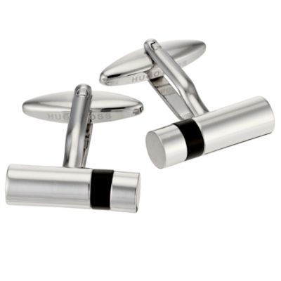Hugo Boss black stripe tube cufflinks - Product number 8555982