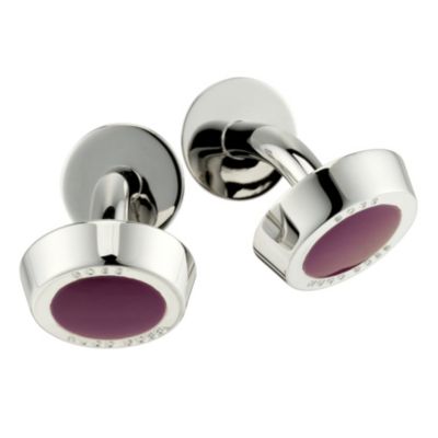 Hugo Boss round pink cufflinks - Product number 8556040