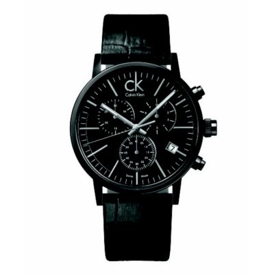 Calvin Klein black chronograph watch