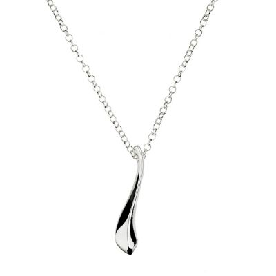 Eternal Silver 18" leaf drop pendant - Product number 8570353