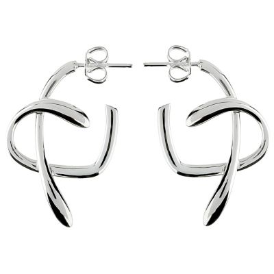 Eternal Silver twist heart earrings - Product number 8570396