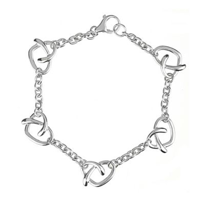 Eternal silver twist heart bracelet - Product number 8570418