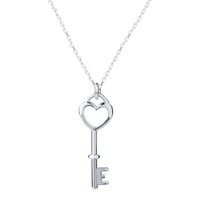 Eternal Silver heart key pendant - Product number 8570434