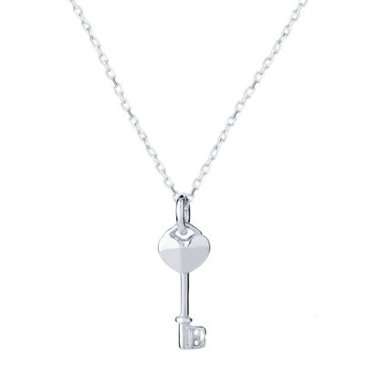 Eternal Silver mini heart key pendant - Product number 8570442