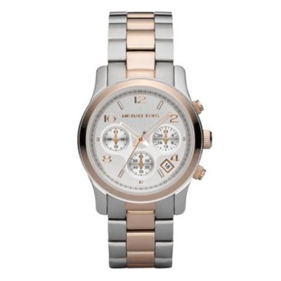 Michael Kors ladies' two tone bracelet chronograph - Product number 8581002