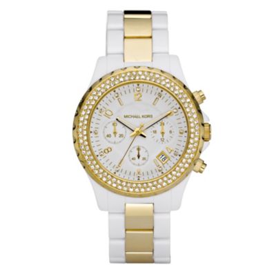 Michael Kors ladies' white bracelet watch - Product number 8581215