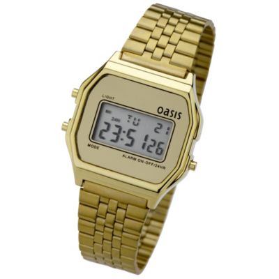 Oasis Gold Digital Watch - Product number 8583994