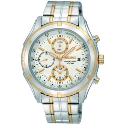 Seiko Men's White Dial Chronograph watch - Product number 8584249