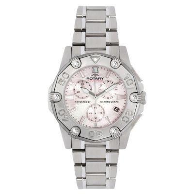 Rotary Aquaspeed Stainless Steel Bracelet Chronograph Watch - Product number 8590346