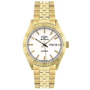 Rotary Men's Gold Plated Bracelet Watch