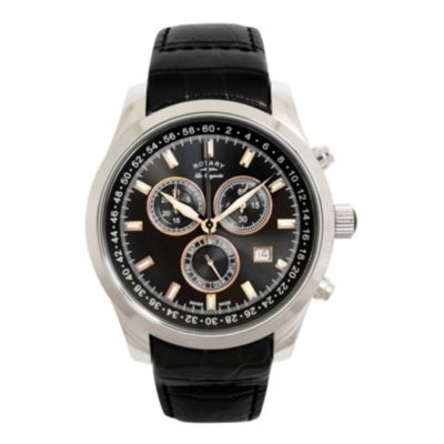 Rotary Men's Black Chronograph - Product number 8590419
