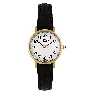 Rotary Ladies' White Dial Strap Watch