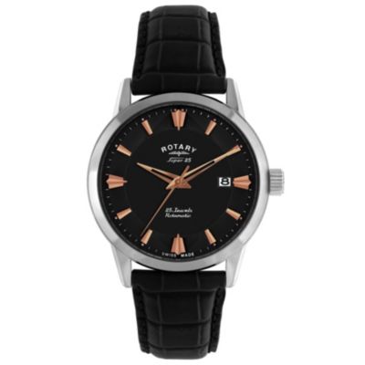 Rotary Men's Black Strap Watch - Product number 8591105