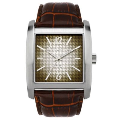 Ben Sherman Brown Leather Mock Croc Strap Watch - Product number 8594678