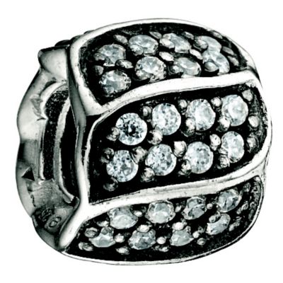 Chamilia silver cubic zirconia bead - Product number 8599289