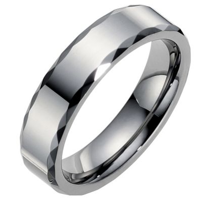 Tungsten beveled edge ring