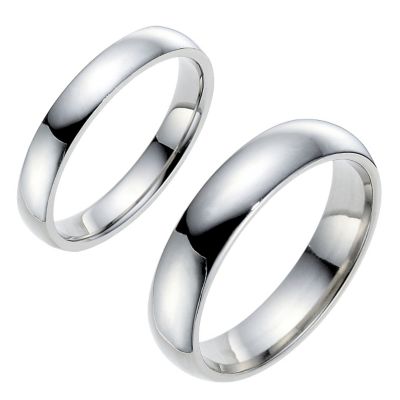 Palladium wedding ring box set - Product number 8617333