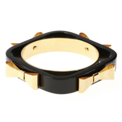Ted Baker ladies' black acrylic bow bangle - Product number 8624933