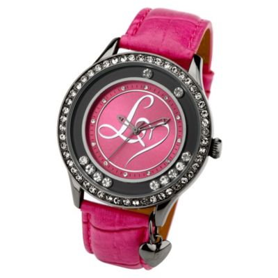 Lipsy Ladies' Pink Strap Watch - Product number 8632928