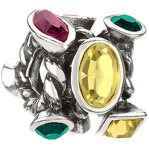Chamilia Sterling Silver Mixed Marquise Coloured