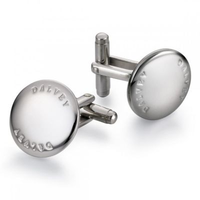 Grants of Dalvey stainless steel round cufflinks - Product number 8642362