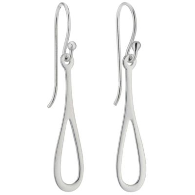Silver Plain Drop Earrings - Product number 8648018