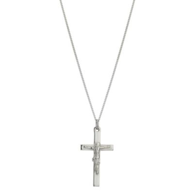 Silver Small Crucifix Pendant - Product number 8648425